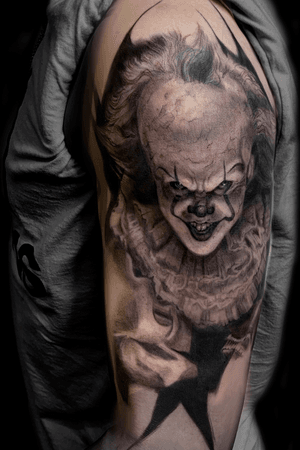 Clown tattoo by polina 