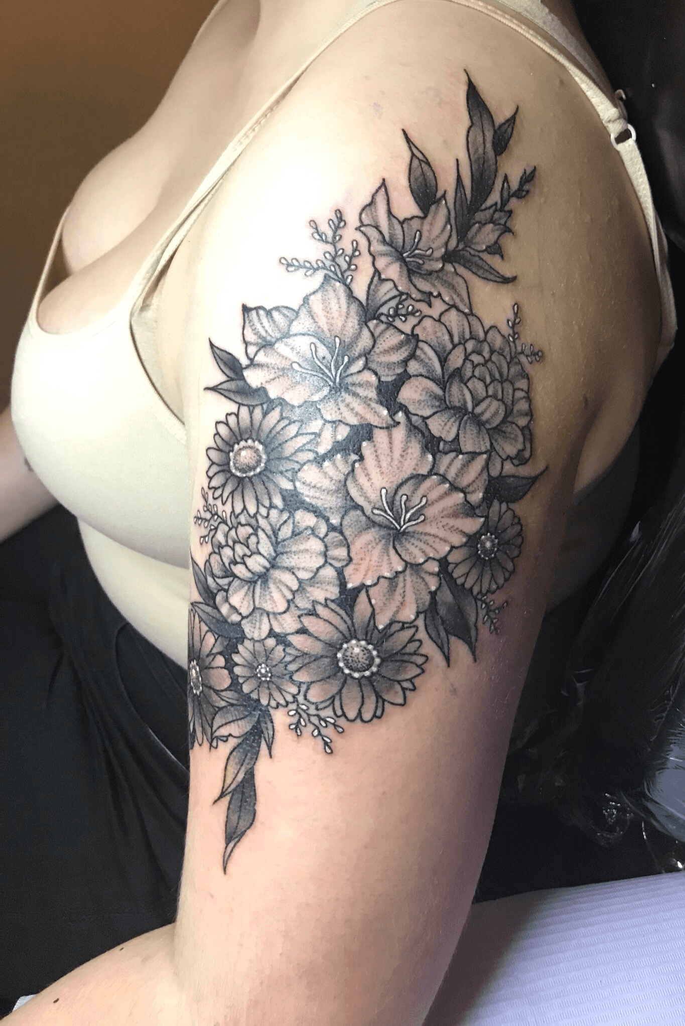 Can anyone identify the flowers in this tattoo  rflowers