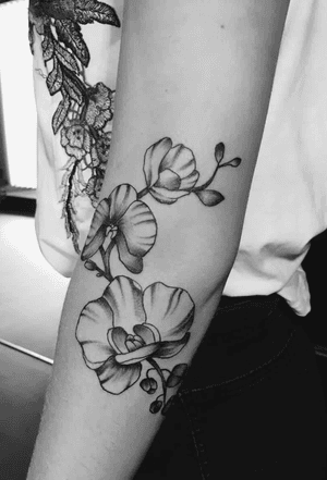 Tattoo by valentine #flower #floral 