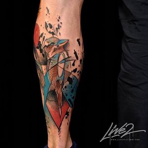Live2 – Graphic Abstract Watercolor Tattooing