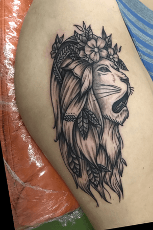 Lion tatoo 