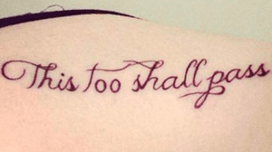 This to shall pass love the lettering