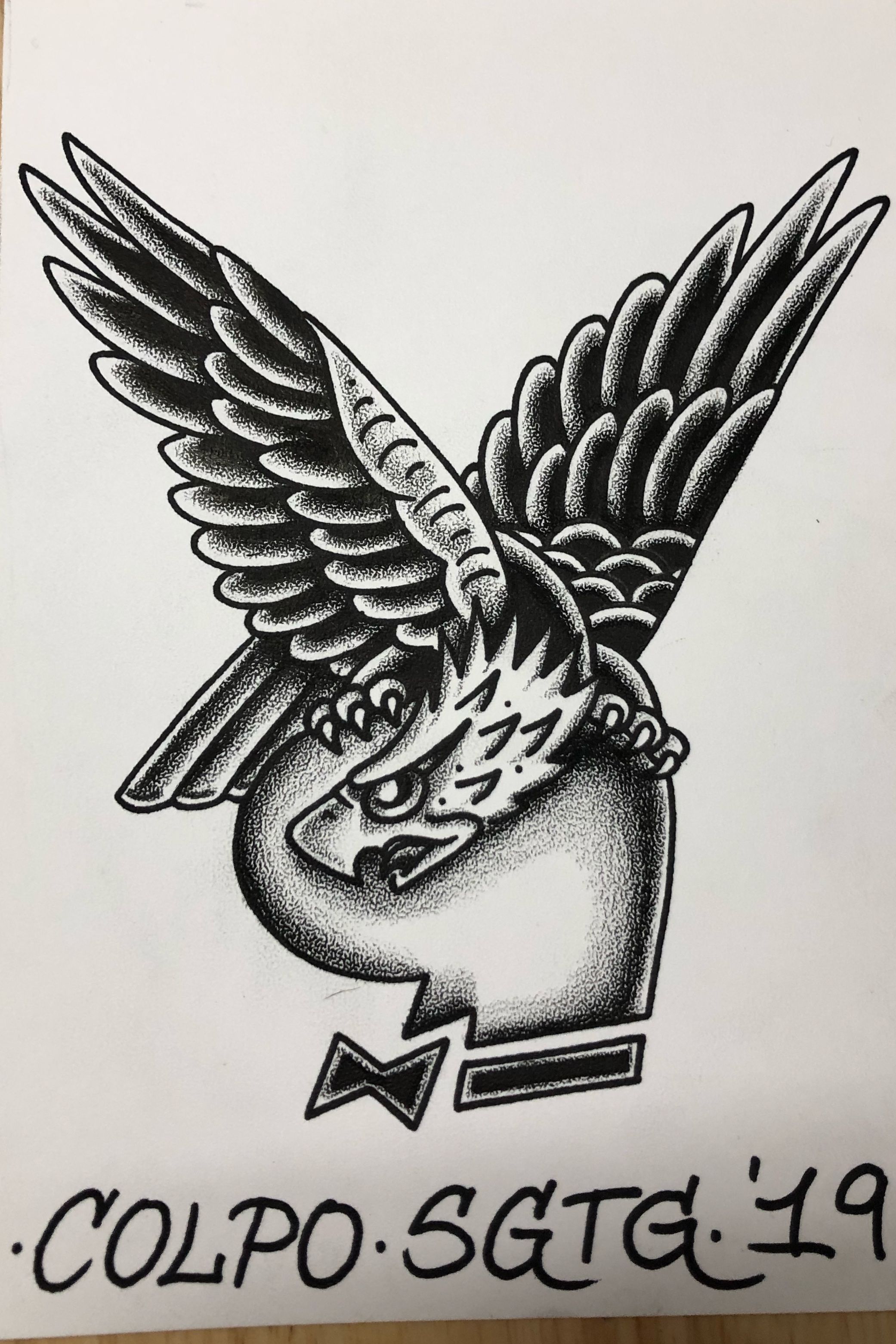 Tattoo uploaded by Colpo • EAGLE PLAYBOY BUNNY BY COLPO • Tattoodo