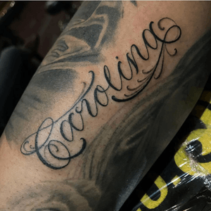 Lettering done by Storm