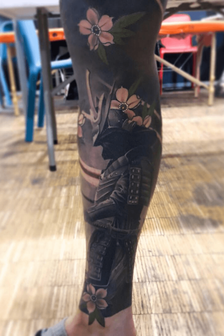 The samurai under a cherry blossom  InkDependent Tattoo  Facebook