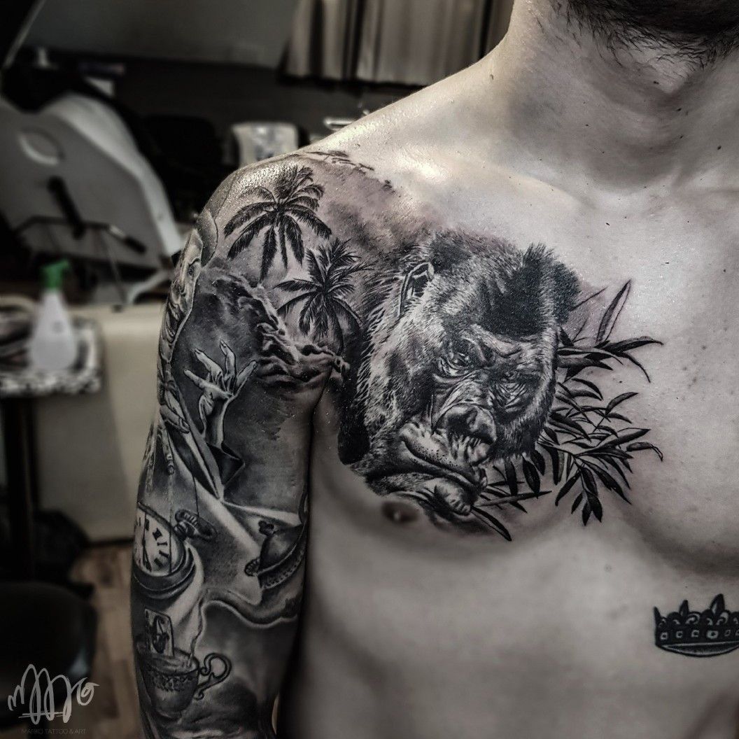 Tattoo uploaded by Márkó Kovács • 𝔗𝔥𝔢 𝔎𝔦𝔫𝔤 𝔒𝔣 𝔗𝔥𝔢 𝔍𝔲𝔫𝔤𝔩𝔢  • Tattoodo