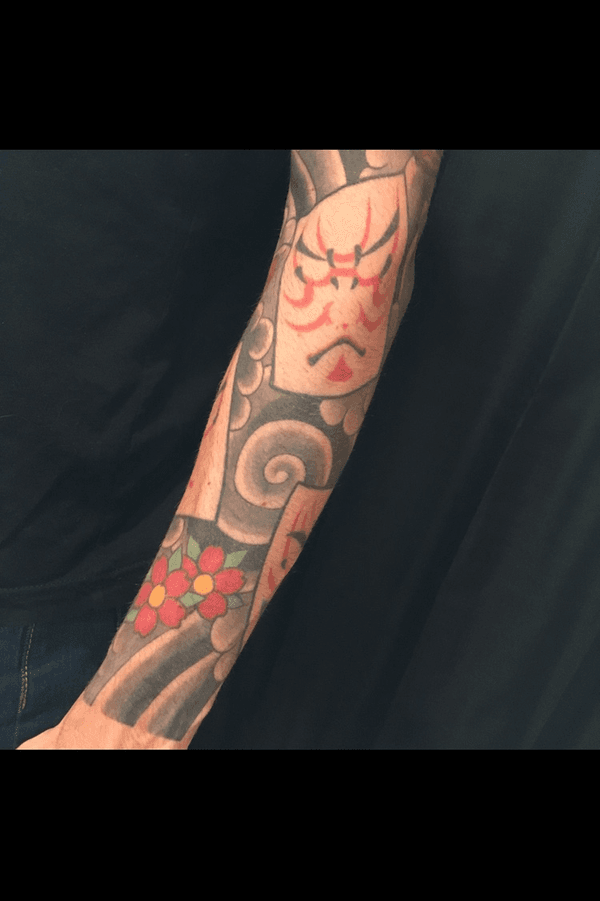 Tattoo from Carl Hallowell Tattoo