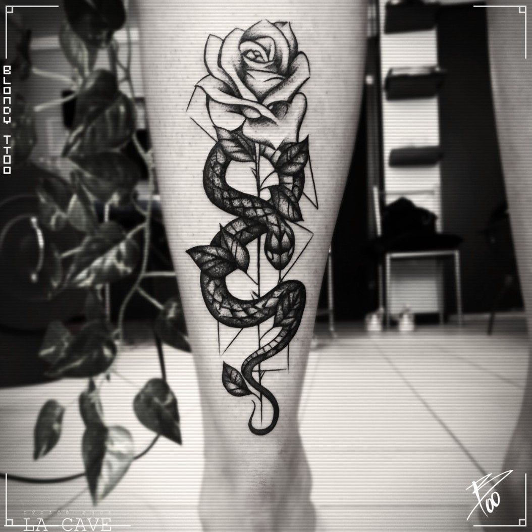 40 Charming And Lovely Rose Tattoos Ideas And Designs For Leg  Psycho Tats