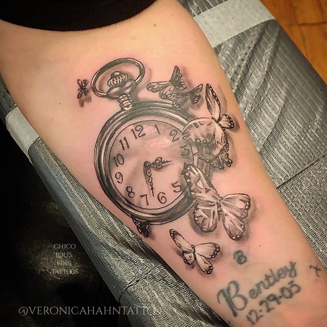 125 Timeless Pocket Watch Tattoo Ideas  A Classic and Fashionable Totem