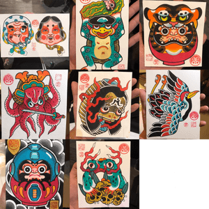 I will be working in Florida , starting May. These flashes are available for tattoo, please contact me  mikekuan0520@gmail.com   Instagram: horiinutattoo #japanese #japanesetattoo 