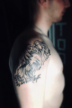tattoo#blackandgrey#eagle#tattooartist#Nenad#