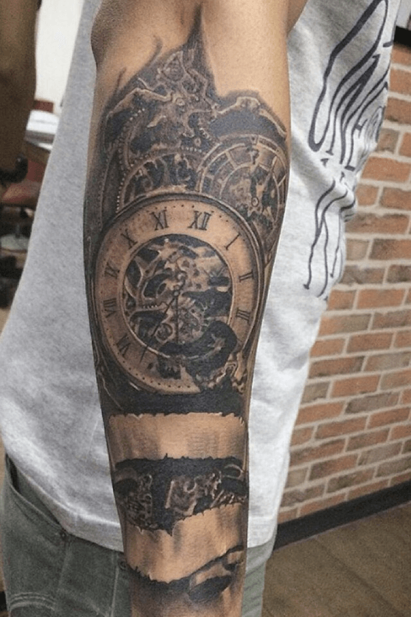 Tattoo from smoke dragon tattoo e piercing