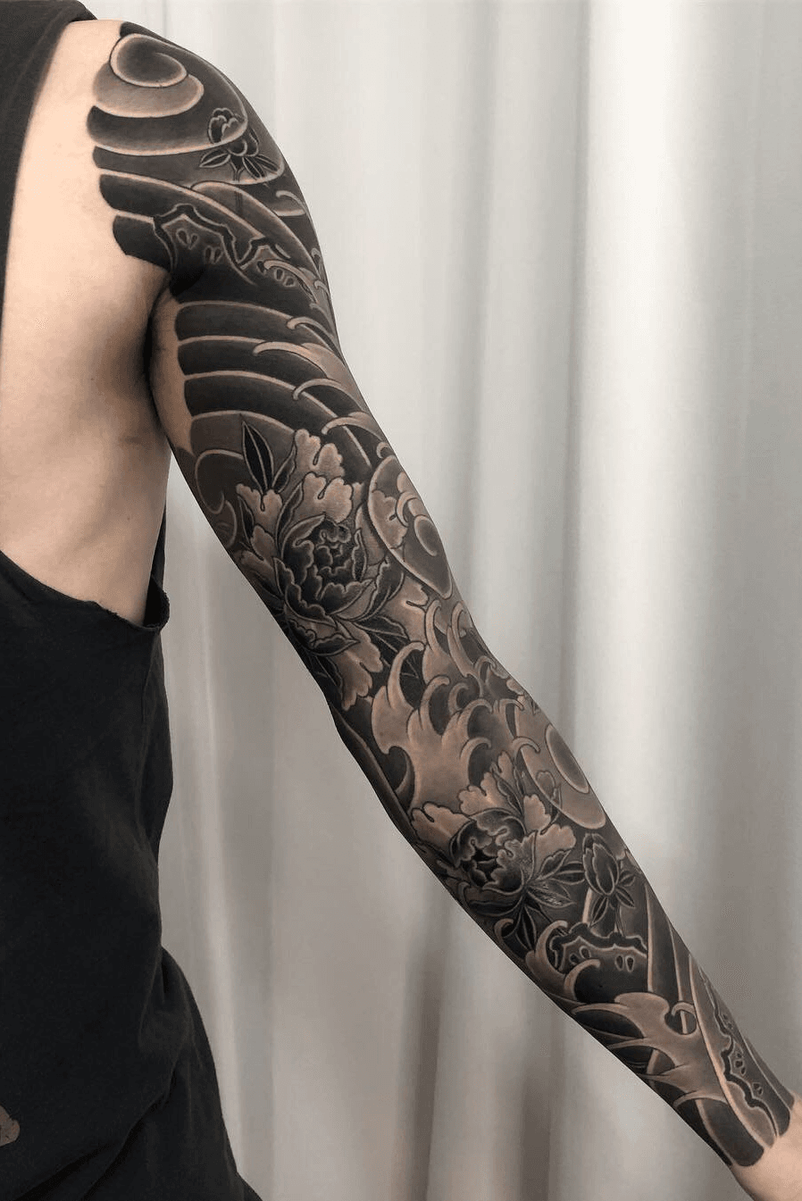 Japanese Blackwork Tattoos  All Things Tattoo