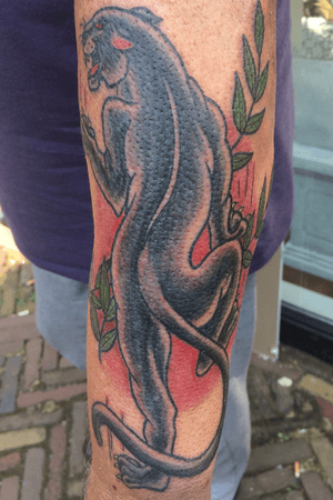 Oldschool panther on the lower arm :)