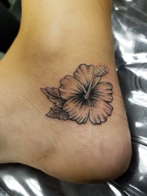 Hibiscus ankle piece.