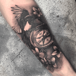 Black & Gray magpie & compass 