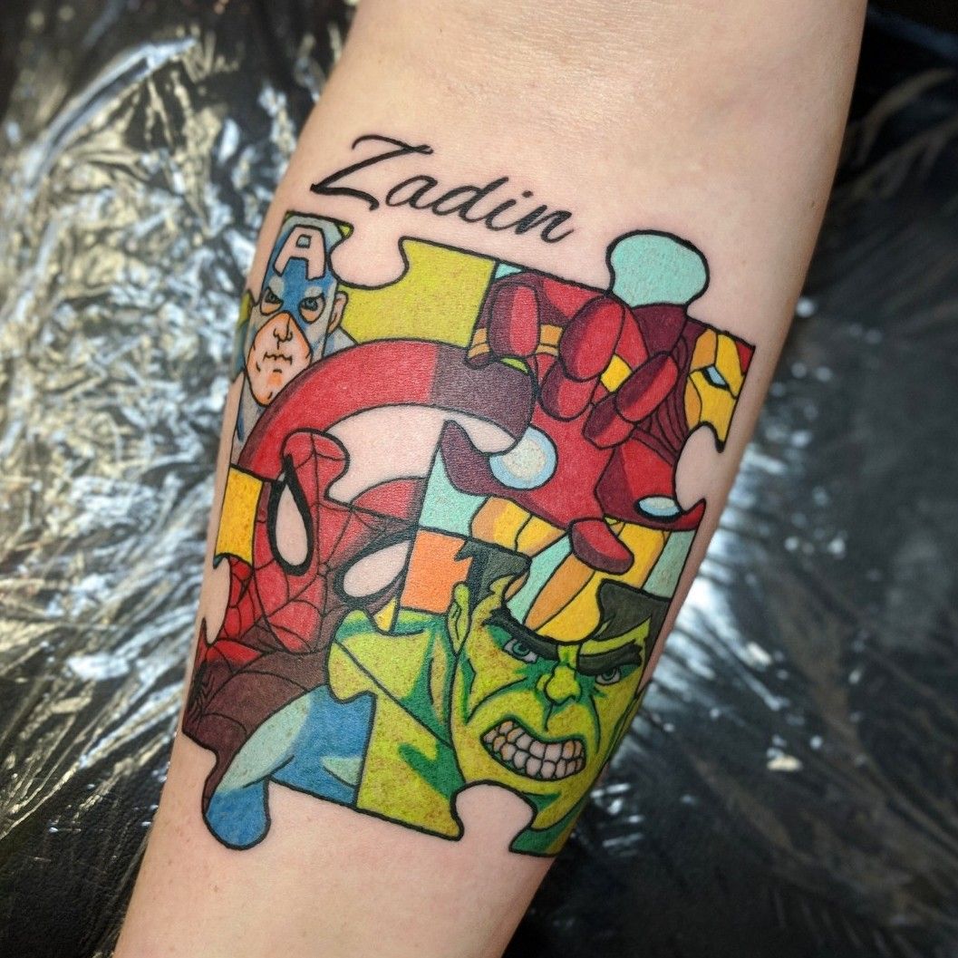 Darren Gowland on Twitter Just Pinned to Tattoos Autism puzzle piece  tattoo symbolizing the idea of unlocking the potential of these special  children tattooinfo httpstcoZ6NEsvmCkt httpstcoCNzXelSGOo   Twitter