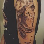 wolf tattoo #wolftattoo #indiantattoo #wolf 