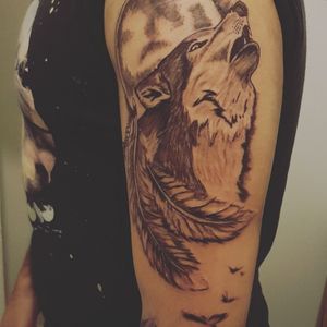 wolf tattoo #wolftattoo #indiantattoo #wolf 