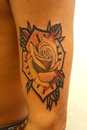 Abstract rose #tattoooftheday 