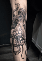 Oktopus 🖤🖤🖤 #tattoo #tattoos #ink #inked #blackwork #blackworkers #darkartists #art #Montpellier 