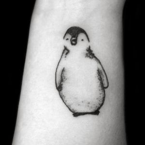 Penguin lover#penguintattoo #happyfeet #cute #girlytattoos #toronto #inkedgirls