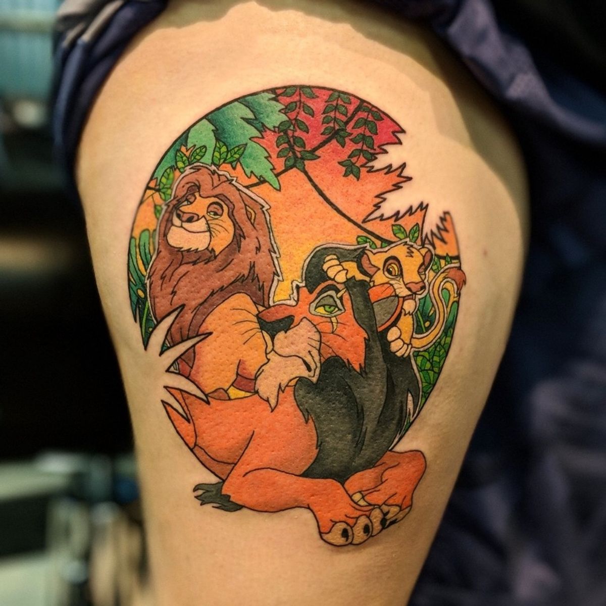 Tattoo Uploaded By Tracy Marie • Disney's Lion King (mufasa, Scar, And 