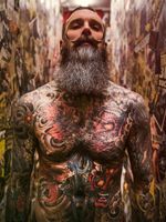 Dickie Smith photographed by Danny Woodstock #DannyWoodstock #WoodstockModels #tattoomodel #tattoophotography #tattooart #fineart