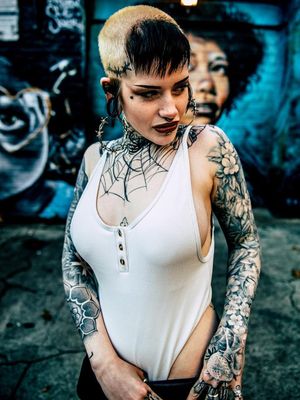 Lauren aka lozzy locks photographed by Danny Woodstock #DannyWoodstock #WoodstockModels #tattoomodel #tattoophotography #tattooart #fineart
