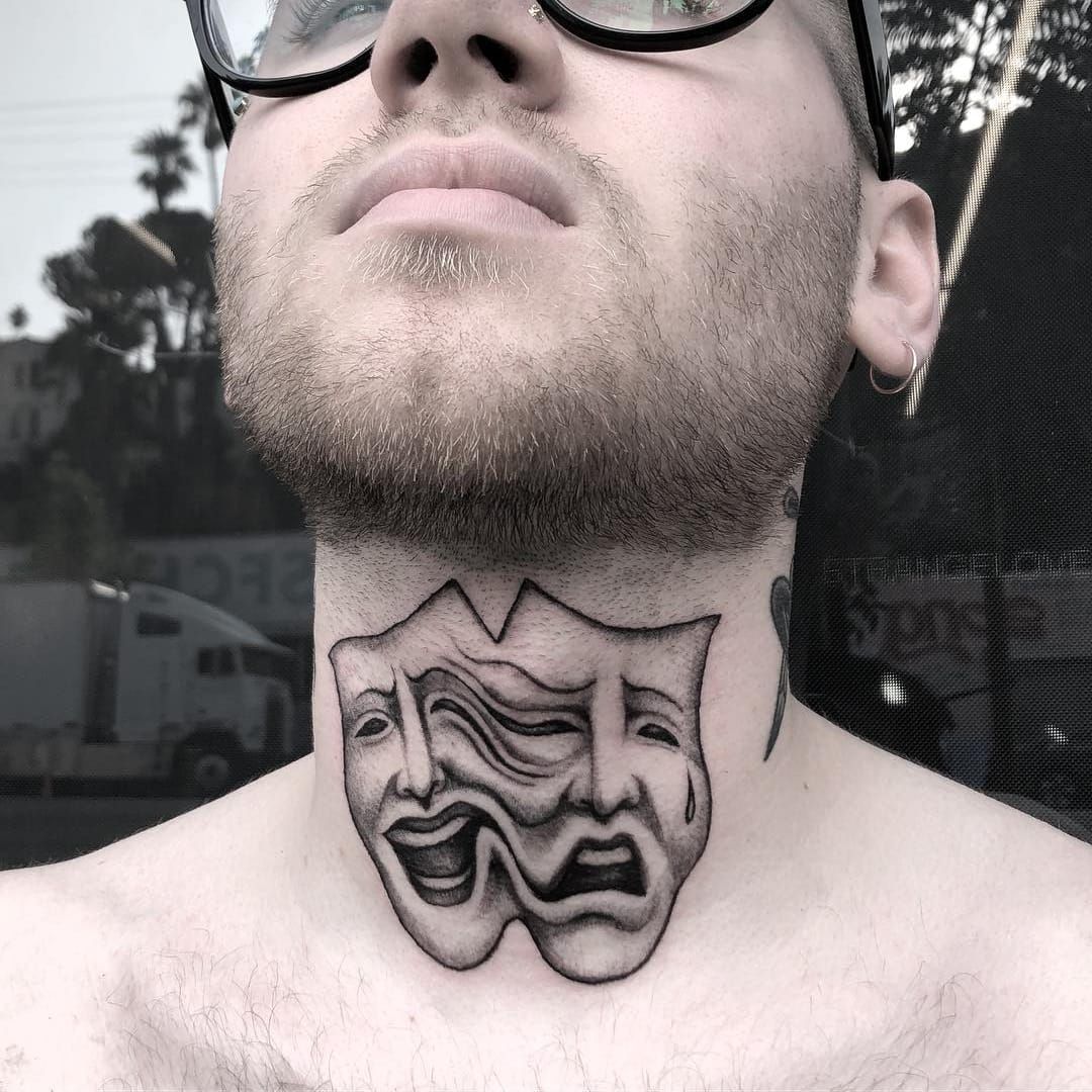 Mask Tattoo on Arm  Ace Tattooz