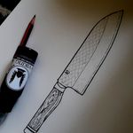 Cooking knife #cooking #knife #draw #drawing