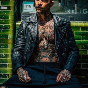 Alberto Dega fotografiado por Danny Woodstock #DannyWoodstock #WoodstockModels #tattoomodel #tattoophotography #tattooart #fineart