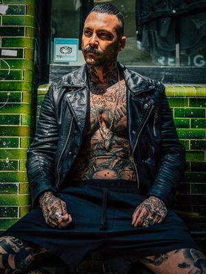 Alberto Dega photographed by Danny Woodstock #DannyWoodstock #WoodstockModels #tattoomodel #tattoophotography #tattooart #fineart