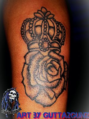 Crown with rose #gutta2gunz