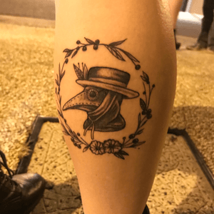 Saw this little plague doctor I did out on the town