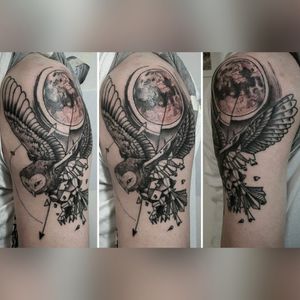 #inkedmuscles #tattooandfitness #bodyandsoul #italiantattoer #tatuaggipadova #tatuaggi #padova #inked #tattoocare #tattoolife #ink #tattoo #tattoos #tattoodo #owl #moon #graphicwww.inkedmuscles.it 