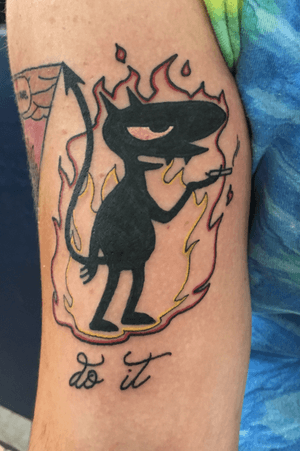 Luci from Disenchanted  *Do It*  #solidink #meekBtattoos #sandiego #california #trad #traditional #traditionaltattoo #color #BoldTattoos #life ##hivecaps #fkirons #neotraditional #neotraditionaltattoo #disenchanted #netflix #doit 