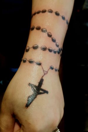  Free hand rosary Adding more to it soon