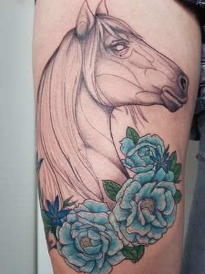 PEONY and Horse