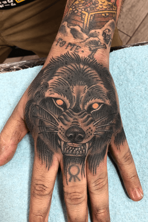 Wolf head done by Alex Avalos 