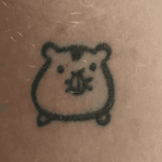 Hamster Harry. Done by Fabiënne Demmer-Altena at Tattoo Peter, Amsterdam Netherlands at June 23, 2017.