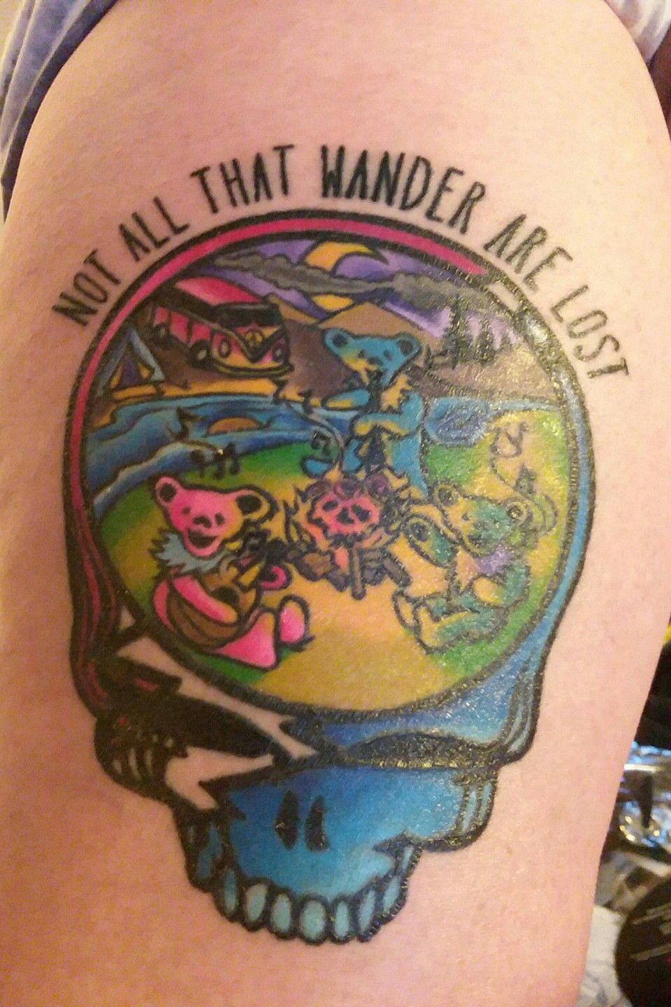 Grateful Dead  Forever Grateful  Big thanks to Peter Vauthy Instagram  user chefpetervauthy for sharing your SKELETON AND ROSESinspired tattoo  Are you the ultimate Dead Head Tag photos of your Grateful