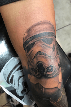 Work I added to an in progress Star Wars sleeve, lots of fun so far. Done all with Silverback Ink