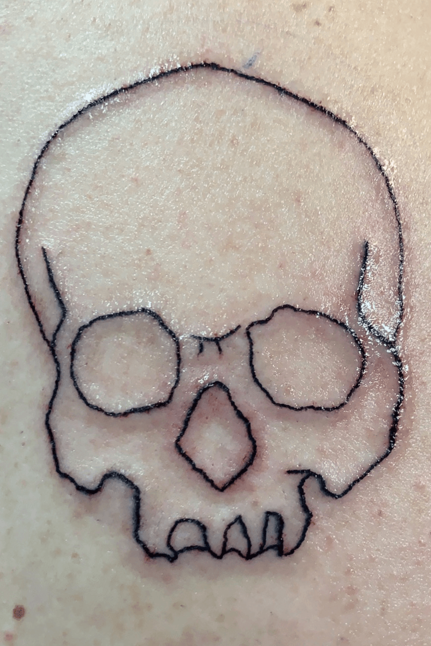 Skull Tattoo Trival Winged Crest Emblem 3 Stock Vector  Illustration of  grunge head 128010898