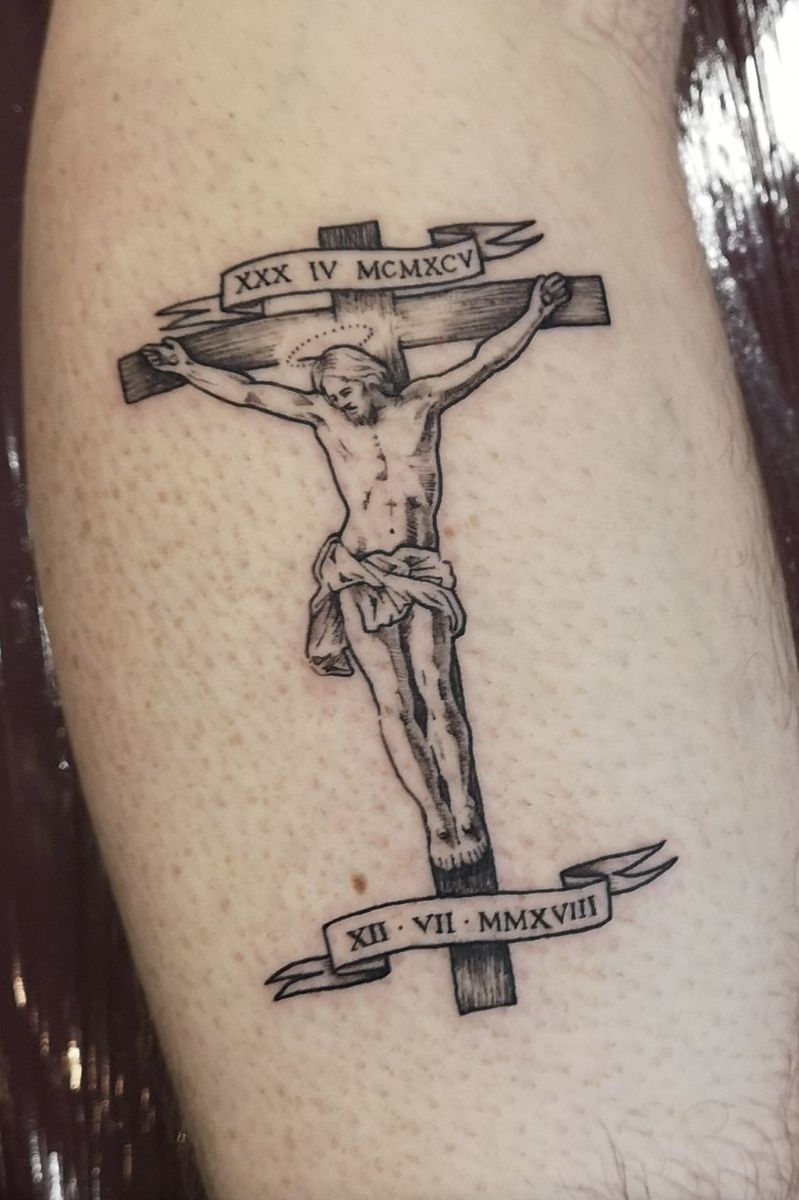 Tattoo uploaded by Martyn Carroll • Crucifix design • Tattoodo