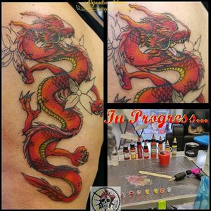 We are putting on fire this dragon... In progress...🐉🔥🐉🔥🐉🔥🐉🔥🐉🔥🐉🔥#tattoo #tatuaje #tatouage #dragontattoo #tatuajededragon #tatouagedragon #tatouagededragon #dragon #ferneyvoltaire #tattooferneyvoltaire #tattoodo #tattoolover #tattoolovers #firedragontattoo #tatuajededragondefuego #tatouagedragondefeu