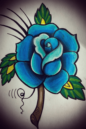 Old Blue Rose