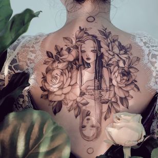 Colaboración de tatuaje de Zihae y Zihwa