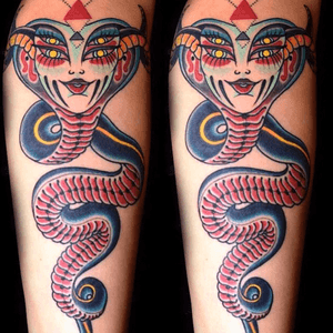 Queen cobra #snake #snaketattoo 