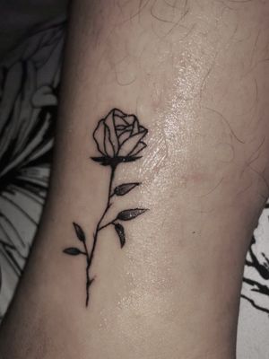#minimalist #rose tattoo